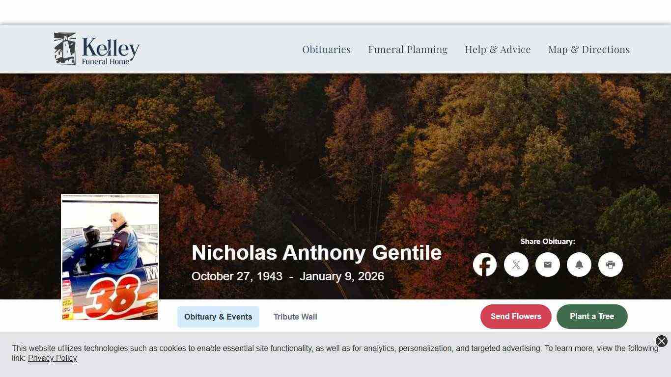 Obituary information for Nicholas Anthony Gentile