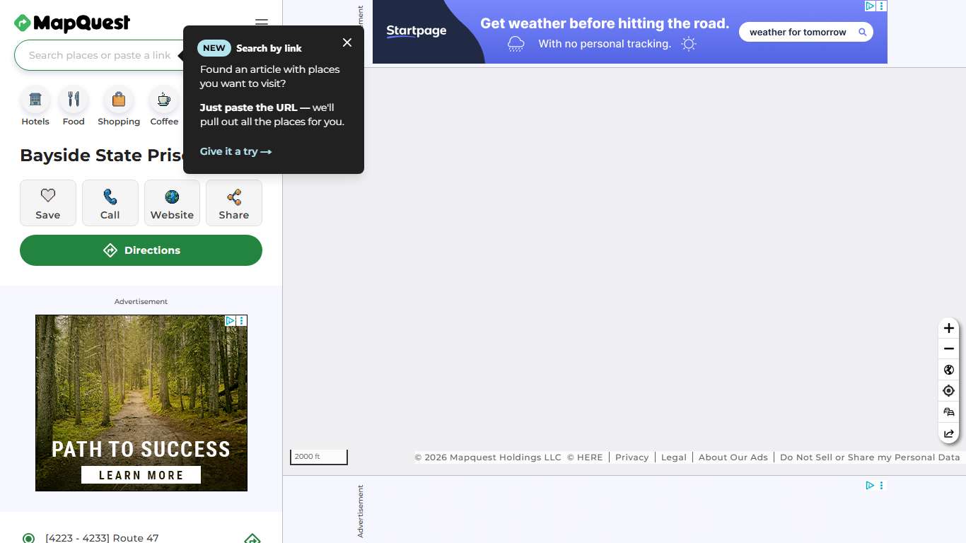 Bayside State Prison, [4223 - 4233] Route 47, Leesburg, NJ 08327, US - MapQuest